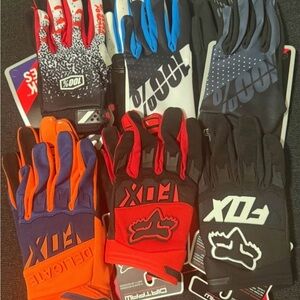 Im selling dirt bike gear the brands are 100% and Fox racing